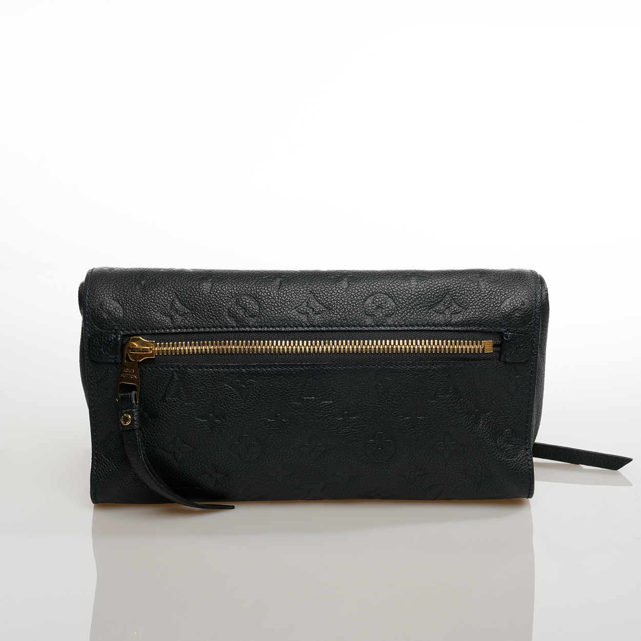 Louis Vuitton - Navy Monogram Empreinte Leather Petillante Clutch